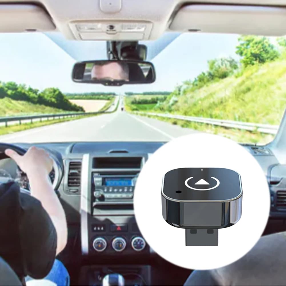 Adapter 2 w 1 Wireless CarPlay / Android Auto – bezprzewodowy interfejs USB, Plug & Play, kompatybilny z fabrycznymi systemami CarPlay przewodowymi, dla iPhone i smartfonów z Android Auto