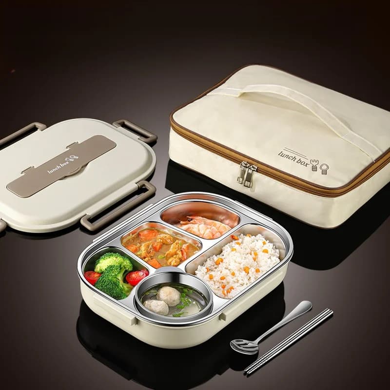 🍱 Zestaw Lunchbox Premium: 304 Stainless Steel Edition